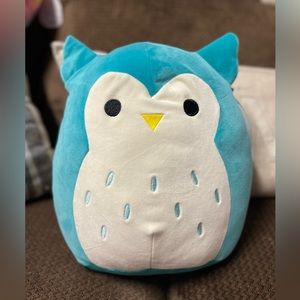 NWT Squishmallow “Winston” blue owl 12” squish